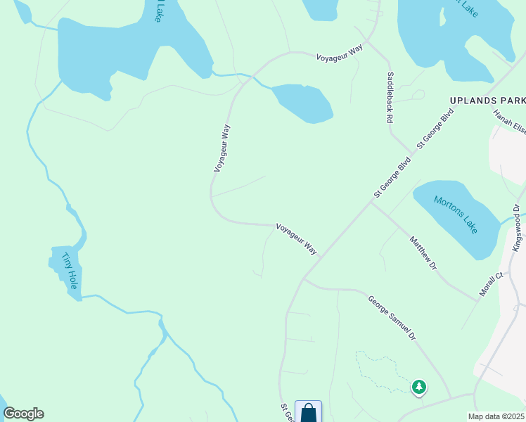 map of restaurants, bars, coffee shops, grocery stores, and more near 1052 Voyageur Way in Hammonds Plains