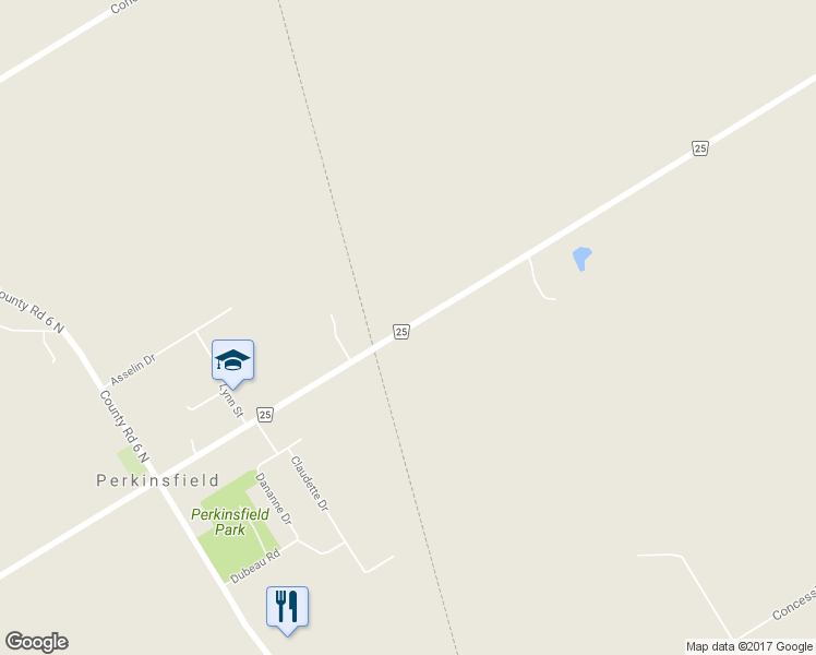 map of restaurants, bars, coffee shops, grocery stores, and more near 111 Balm Beach Road East in Simcoe County