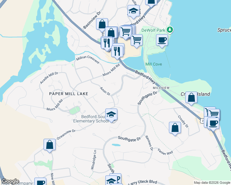 1109 Cole Harbour Road, Dartmouth NS Walk Score
