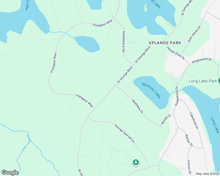 map of restaurants, bars, coffee shops, grocery stores, and more near 203 Saint George Boulevard in Hammonds Plains