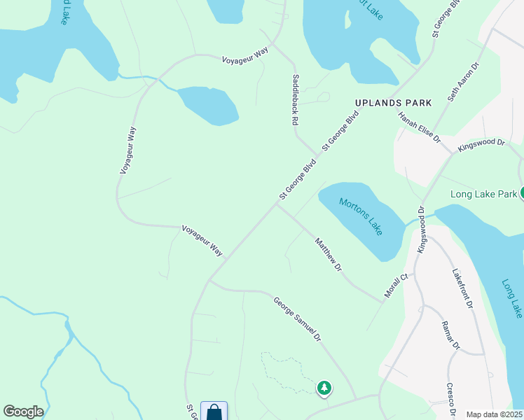 map of restaurants, bars, coffee shops, grocery stores, and more near 203 Saint George Boulevard in Hammonds Plains