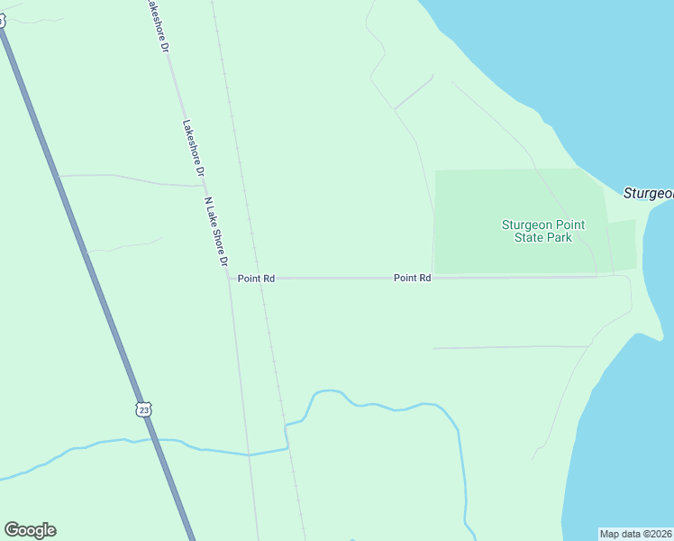 map of restaurants, bars, coffee shops, grocery stores, and more near 5867-5977 Point Road in Harrisville