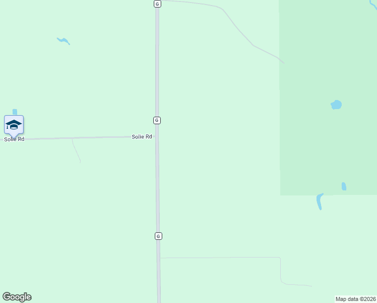 map of restaurants, bars, coffee shops, grocery stores, and more near S8321 County Road G in Augusta