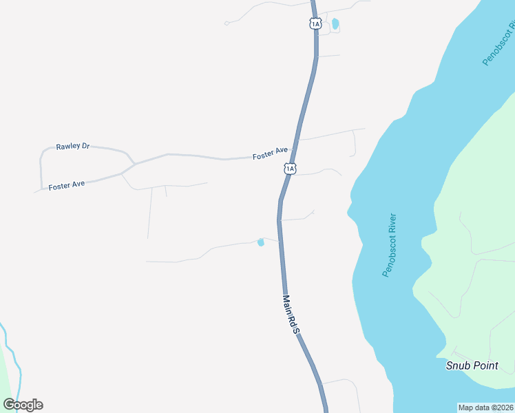map of restaurants, bars, coffee shops, grocery stores, and more near 428 Main Road South in Hampden