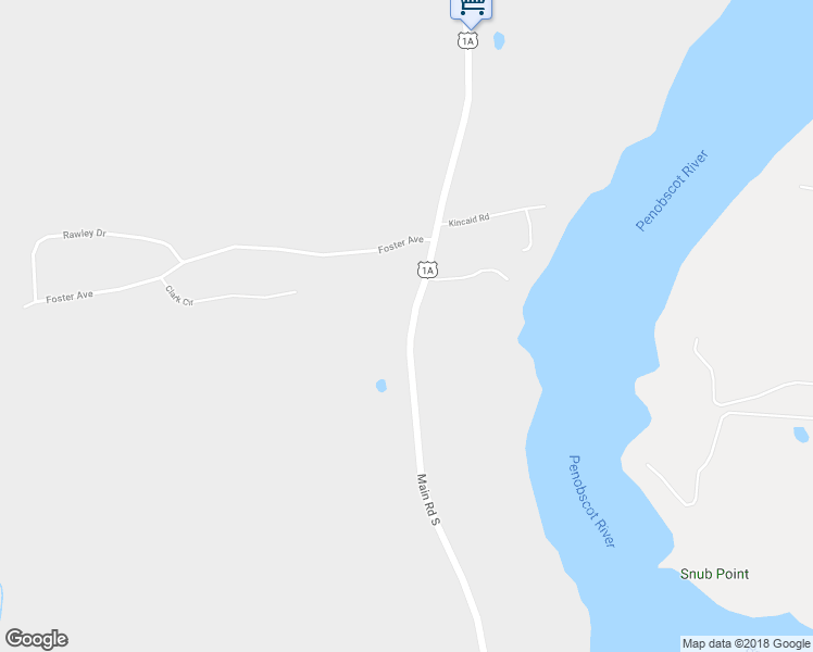 map of restaurants, bars, coffee shops, grocery stores, and more near 428 Main Road South in Hampden