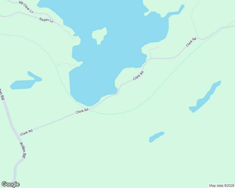 map of restaurants, bars, coffee shops, grocery stores, and more near Clark Road in Central Frontenac