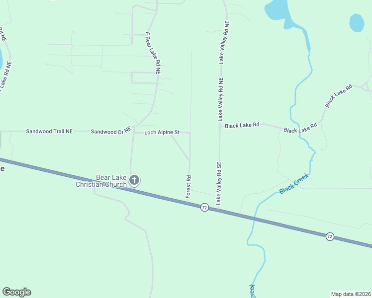 map of restaurants, bars, coffee shops, grocery stores, and more near 2-98 Forest Road in Kalkaska