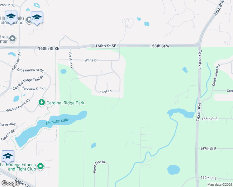 map of restaurants, bars, coffee shops, grocery stores, and more near 16295 Saint Francis Lane in Prior Lake