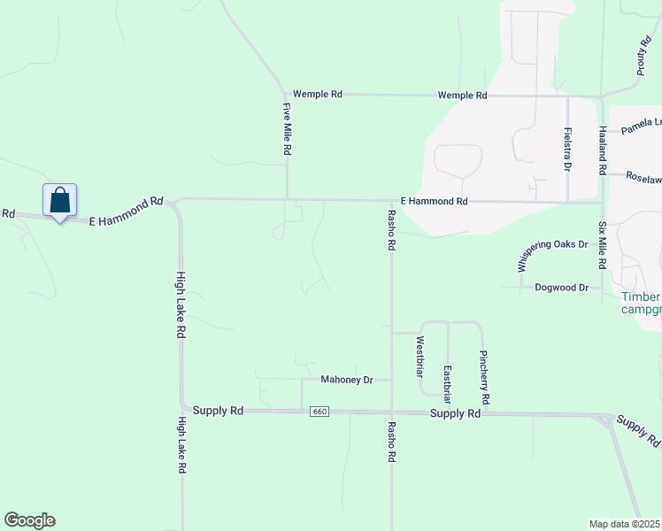 map of restaurants, bars, coffee shops, grocery stores, and more near 1900 Apartment Drive in Traverse City