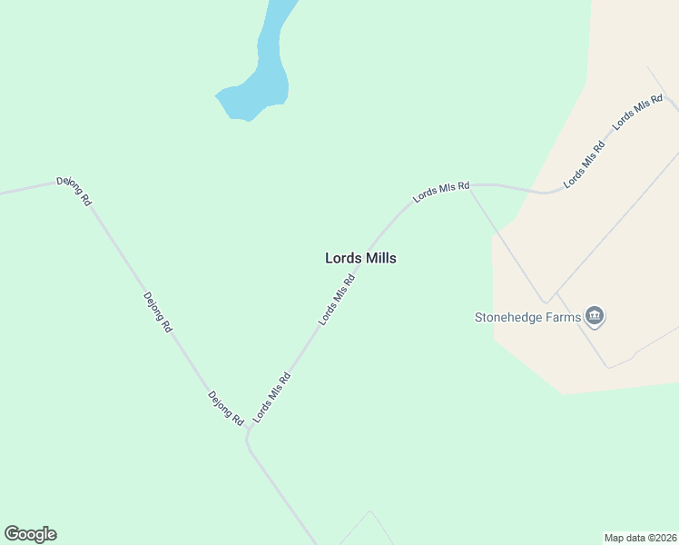 map of restaurants, bars, coffee shops, grocery stores, and more near Lord Mills Road in Leeds and Grenville United Counties