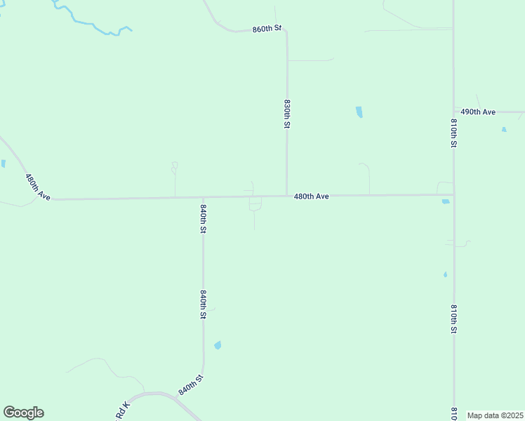 map of restaurants, bars, coffee shops, grocery stores, and more near W8331 480th Avenue in Ellsworth