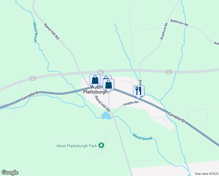 map of restaurants, bars, coffee shops, grocery stores, and more near 1301 Cornelia St in Morrisonville