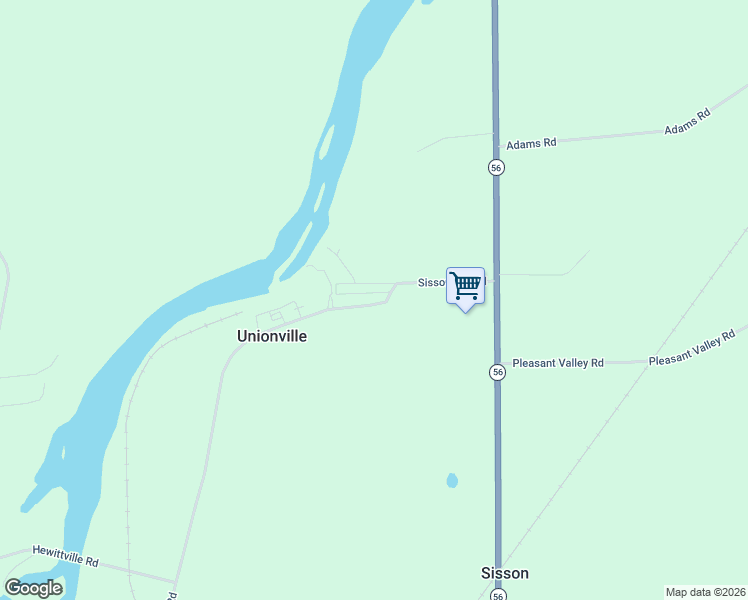 map of restaurants, bars, coffee shops, grocery stores, and more near 520-558 Sissonville Rd in Potsdam