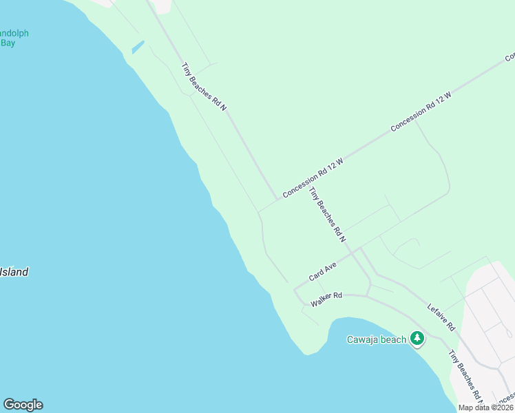 map of restaurants, bars, coffee shops, grocery stores, and more near 2 Nottawaga Drive in Simcoe County