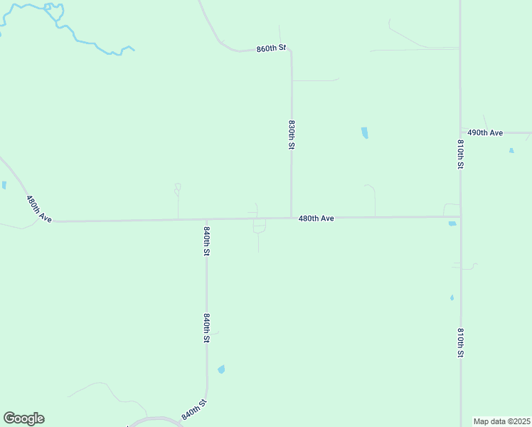 map of restaurants, bars, coffee shops, grocery stores, and more near W8331 480th Avenue in Ellsworth