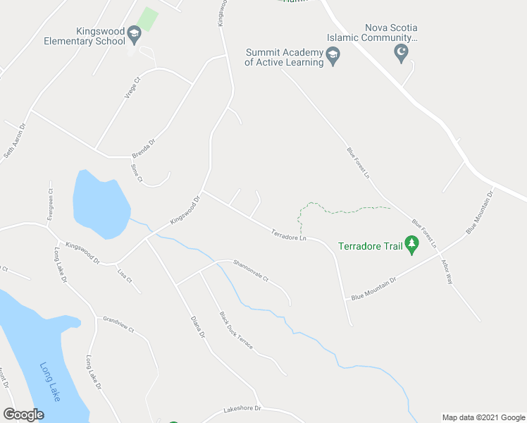 map of restaurants, bars, coffee shops, grocery stores, and more near 24 Terradore Lane in Hammonds Plains