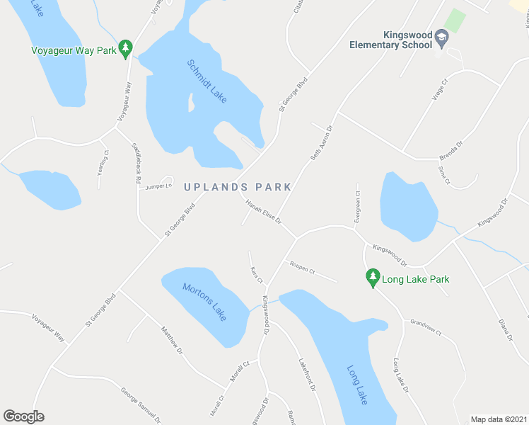 map of restaurants, bars, coffee shops, grocery stores, and more near Hanah Elise Drive in Hammonds Plains