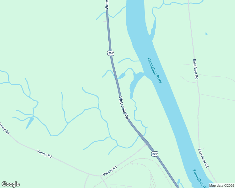 map of restaurants, bars, coffee shops, grocery stores, and more near 1149 Waterville Road in Skowhegan