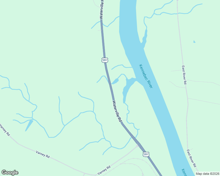 map of restaurants, bars, coffee shops, grocery stores, and more near 1073 Waterville Road in Skowhegan