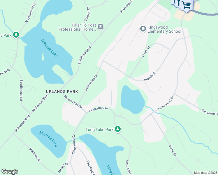 map of restaurants, bars, coffee shops, grocery stores, and more near 239 Evergreen Court in Hammonds Plains