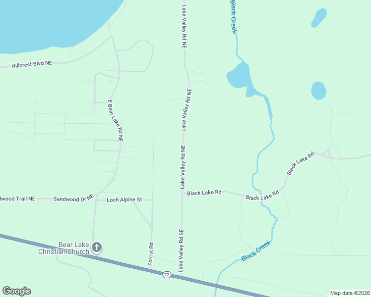map of restaurants, bars, coffee shops, grocery stores, and more near 934-994 Lake Valley Road Northeast in Kalkaska