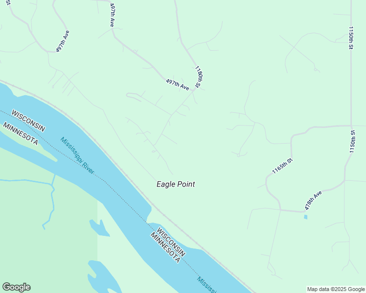 map of restaurants, bars, coffee shops, grocery stores, and more near N4864 1180th Street in Prescott