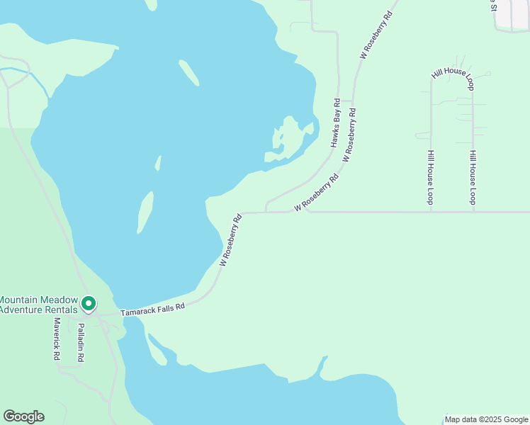 map of restaurants, bars, coffee shops, grocery stores, and more near 202 National Forest Development Road 422 in Donnelly