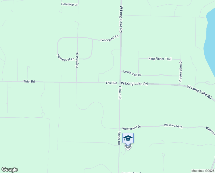 map of restaurants, bars, coffee shops, grocery stores, and more near 10091 Thiel Road in Traverse City