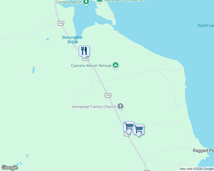 map of restaurants, bars, coffee shops, grocery stores, and more near 4 Bancroft Point Road in Grand Manan