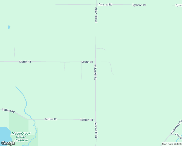 map of restaurants, bars, coffee shops, grocery stores, and more near 5516-5998 Indian Hill Road in Honor