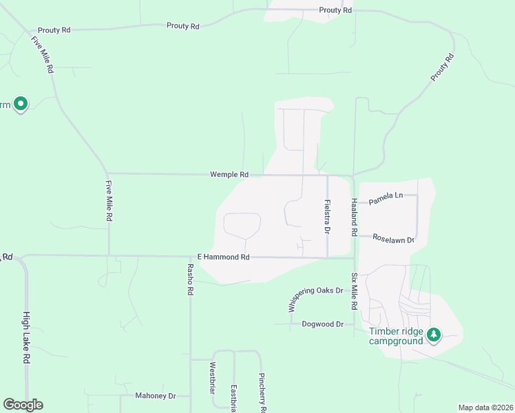 map of restaurants, bars, coffee shops, grocery stores, and more near 3458-3798 Wemple Road in Traverse City