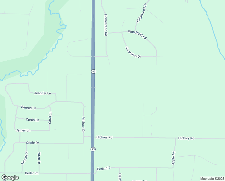 map of restaurants, bars, coffee shops, grocery stores, and more near S7953 Wisconsin 93 Trunk in Eau Claire