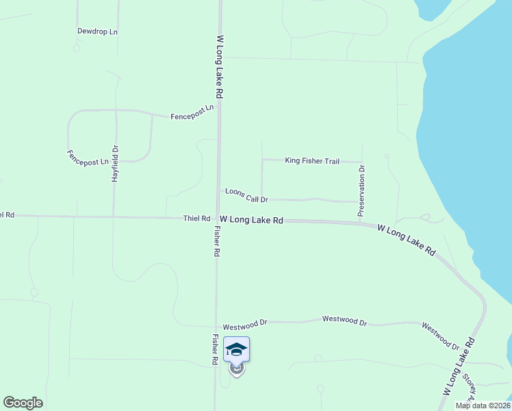 map of restaurants, bars, coffee shops, grocery stores, and more near Loons Call Drive in Traverse City