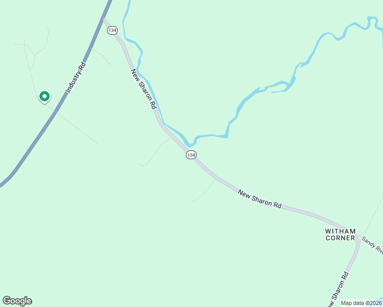 map of restaurants, bars, coffee shops, grocery stores, and more near 1636 Maine 134 in Starks