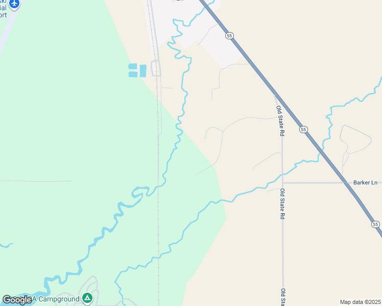 map of restaurants, bars, coffee shops, grocery stores, and more near 40 Creekside Court in Donnelly