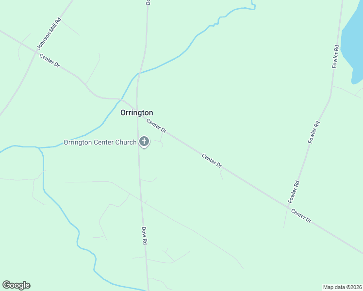 map of restaurants, bars, coffee shops, grocery stores, and more near 473 Center Drive in Orrington