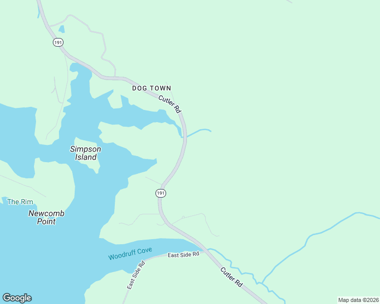 map of restaurants, bars, coffee shops, grocery stores, and more near 368 Cutler Road in Machiasport