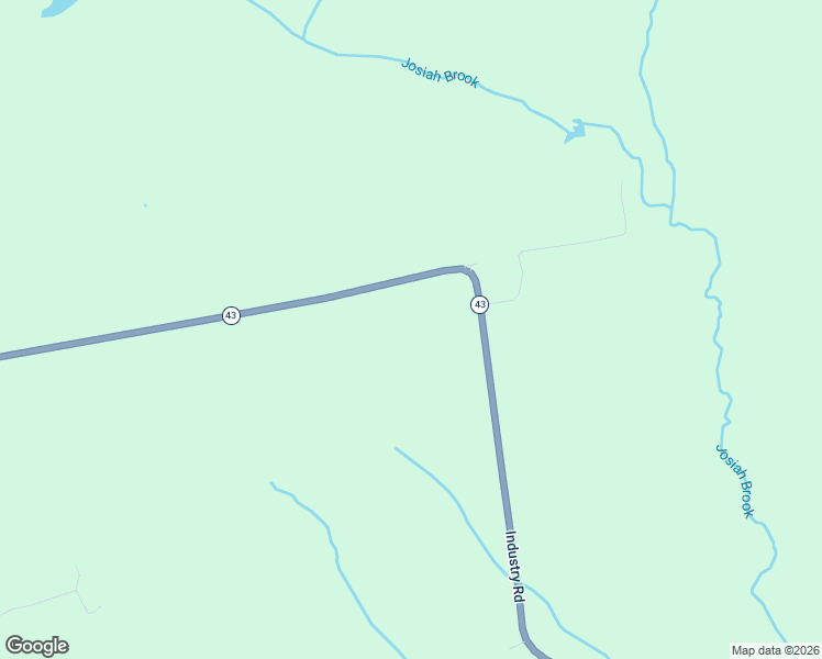 map of restaurants, bars, coffee shops, grocery stores, and more near 1971 Maine 43 in Industry