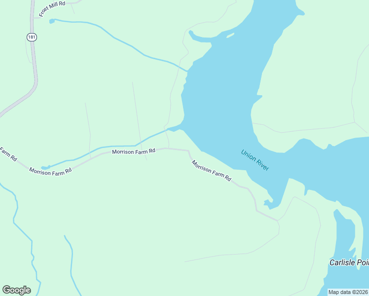 map of restaurants, bars, coffee shops, grocery stores, and more near 42 Morrison Farm Road in Mariaville