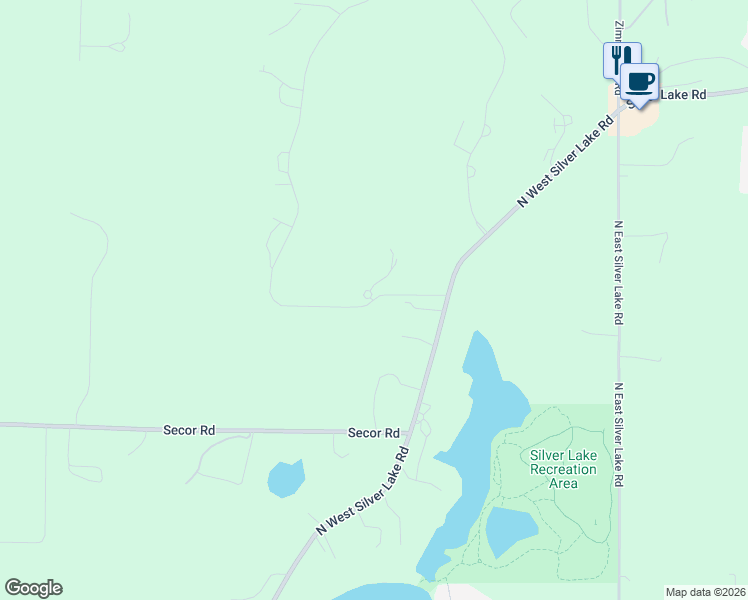 map of restaurants, bars, coffee shops, grocery stores, and more near 2501-2573 West Crown Drive in Traverse City