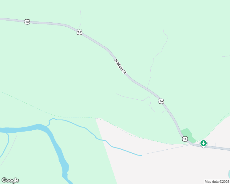 map of restaurants, bars, coffee shops, grocery stores, and more near 58 Woods Road in Machias