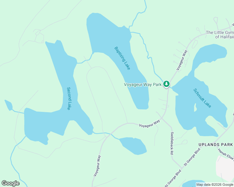 map of restaurants, bars, coffee shops, grocery stores, and more near 103 Canoe Crescent in Hammonds Plains