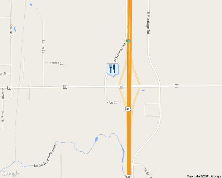 map of restaurants, bars, coffee shops, grocery stores, and more near 1278 Rgp Court in Little Suamico