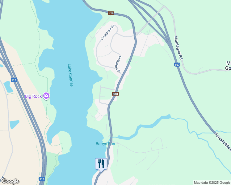 map of restaurants, bars, coffee shops, grocery stores, and more near 697 Nova Scotia 318 in Dartmouth