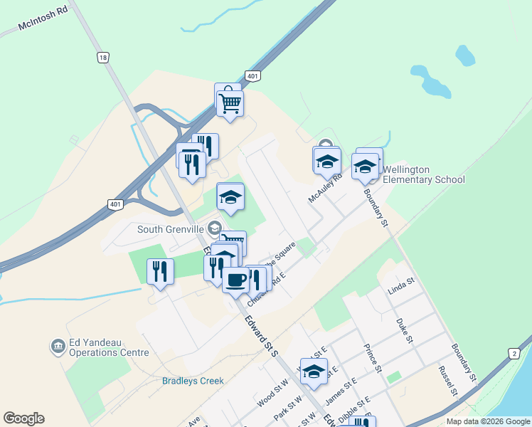 map of restaurants, bars, coffee shops, grocery stores, and more near 971 MacKenzie Road in Prescott