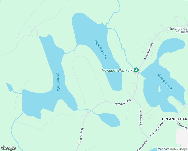 map of restaurants, bars, coffee shops, grocery stores, and more near 67 Canoe Crescent in Hammonds Plains