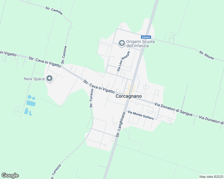 map of restaurants, bars, coffee shops, grocery stores, and more near 27 Strada Cava in Vigatto in Corcagnano
