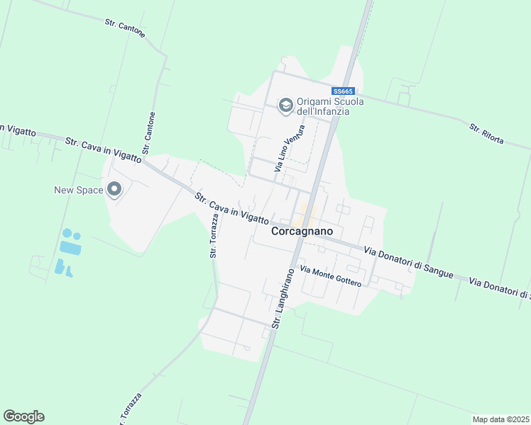map of restaurants, bars, coffee shops, grocery stores, and more near 27 Strada Cava in Vigatto in Corcagnano