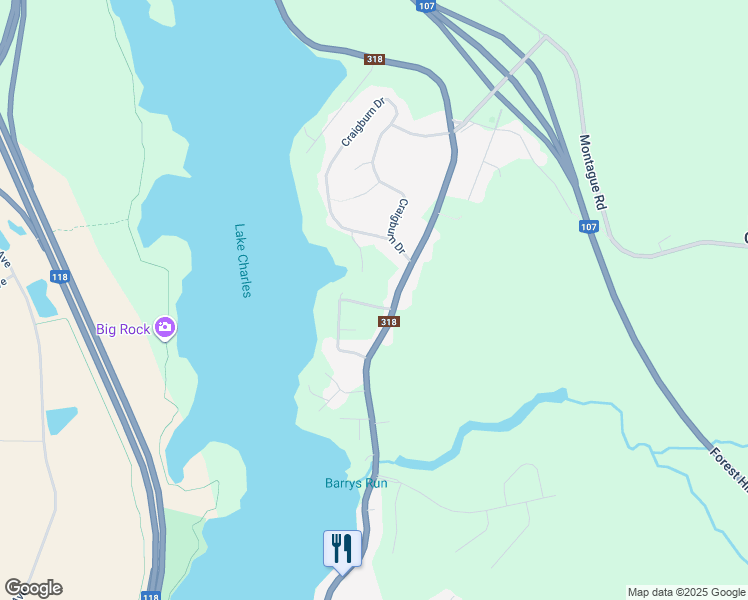 map of restaurants, bars, coffee shops, grocery stores, and more near 697 Nova Scotia 318 in Dartmouth