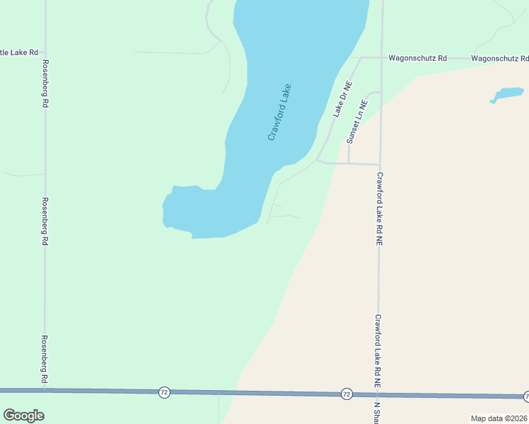map of restaurants, bars, coffee shops, grocery stores, and more near 400 Lake Drive Northeast in Kalkaska